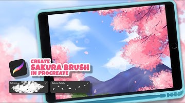 CARA MEMBUAT BRUSH SAKURA | Procreate Tutorial
