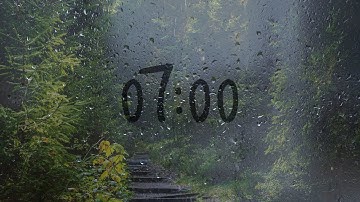 7 Minute timer with rain sounds