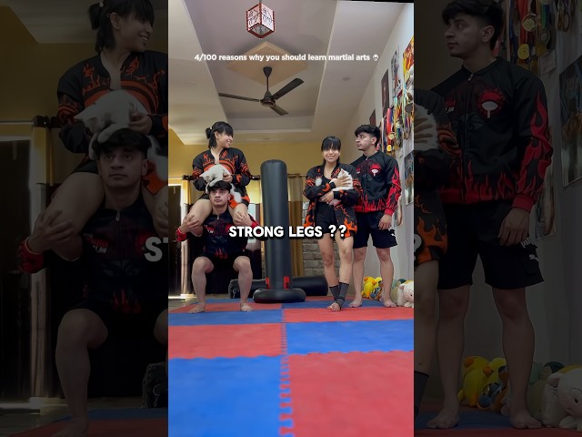 4/100 reasons why you should learn martial arts #muaythai #legsworkout #gym #gymmotivation #shorts class=