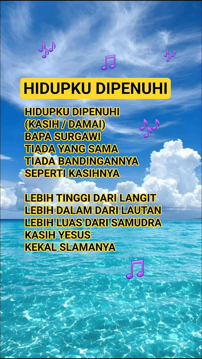 HIDUPKU DIPENUHI