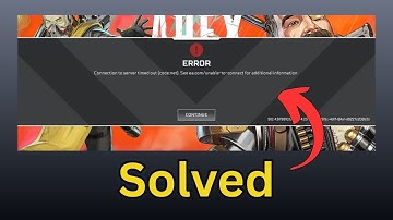 Fix Apex Legends Connection to server timed out code net [Full Guide]