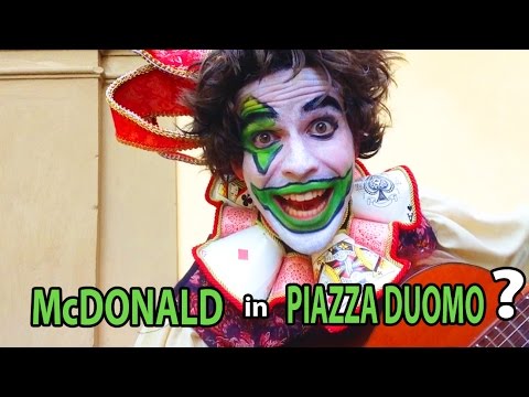 Vídeo: McDonald's na Piazza Duomo: Florença Disneylândia da Renascença