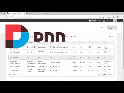 Rapidly build database forms, reports, apps for DotNetNuke portals