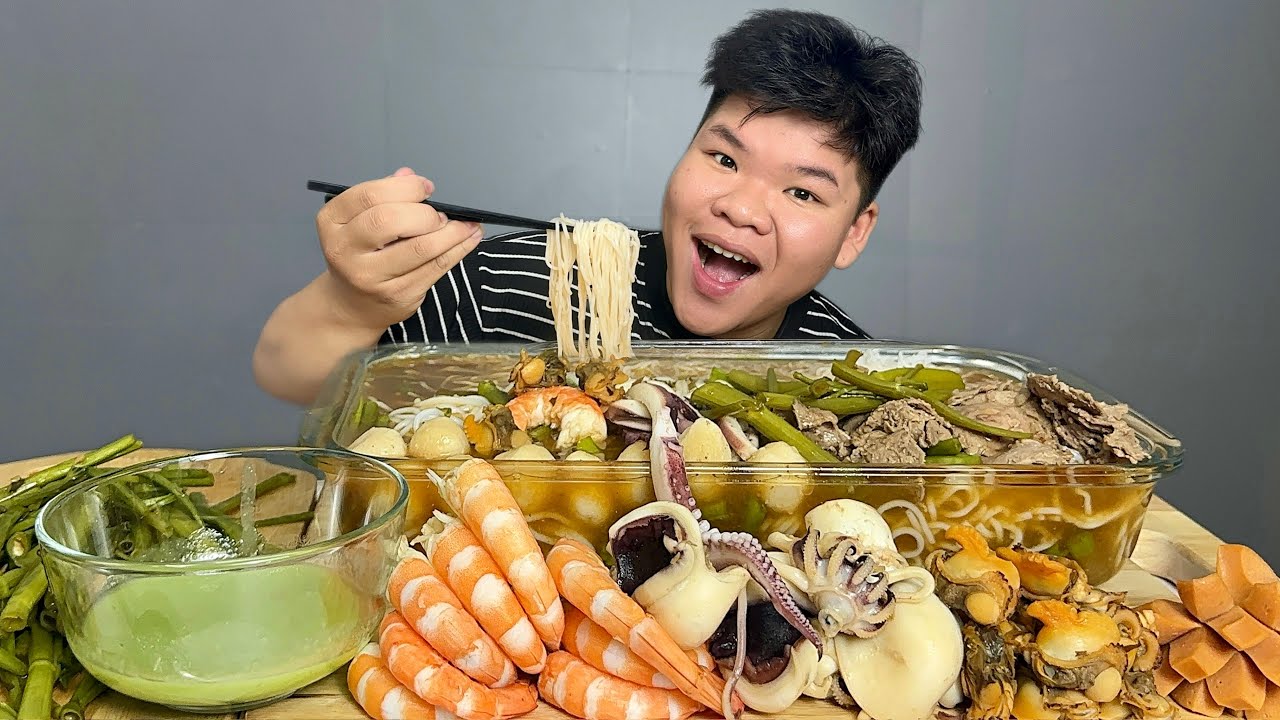 Bún Thái Hải Sản Tôm Mực Chua Ngọt Đậm Vị Siêu Hấp Dẫn | Dương Doubar