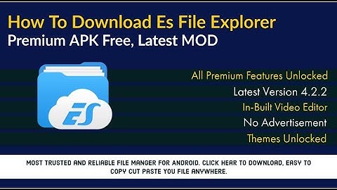 Es File Explorer Pro MOD APK V 4.2.2 , NO Advertisement, All Premium Features and Themes Unlocked.