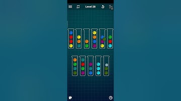 Ball sort puzzle level 28 || Lets play it