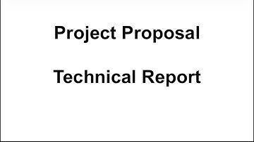 Project Proposal and Technical Report