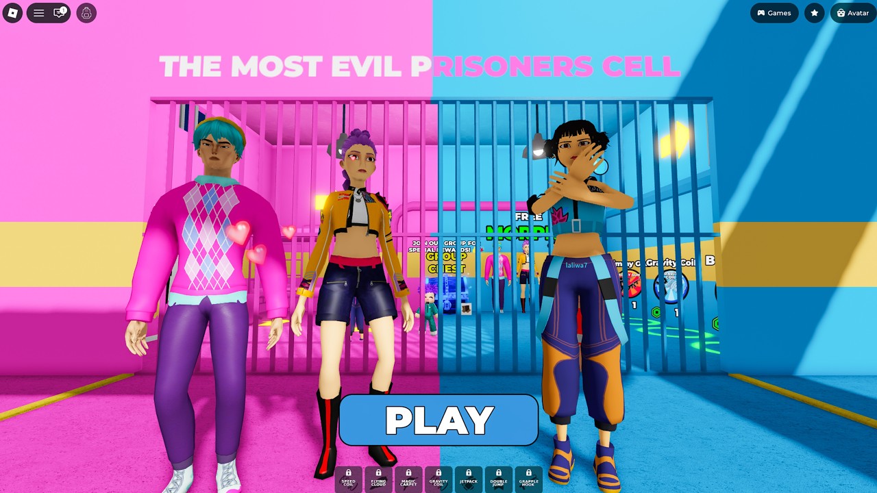 BABY SAJA AND RUMI VS ZOEY PRISON RUN! Obby Gameplay Walkthrough No Death 4K