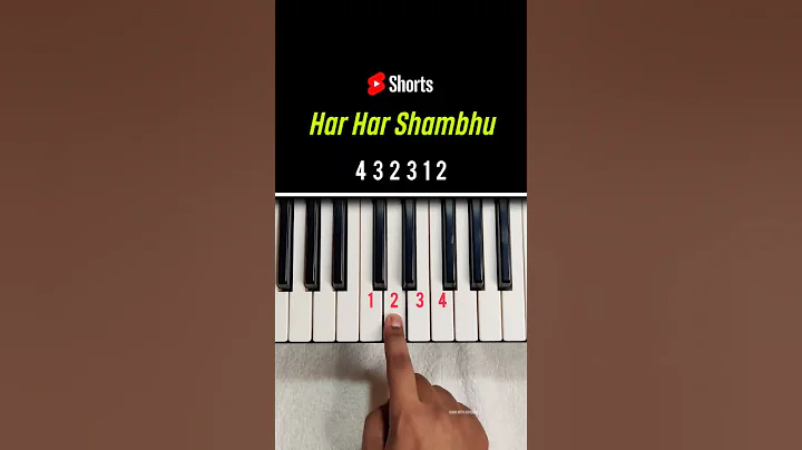 Har Har Shambhu Shiva Mahadeva | Easy Piano Tutorial With Notes