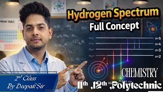 Chemistry| Polytechnic1st Year |spectral Series Of Hydrogen Atom | Lecture -2|By Deepak Sir
