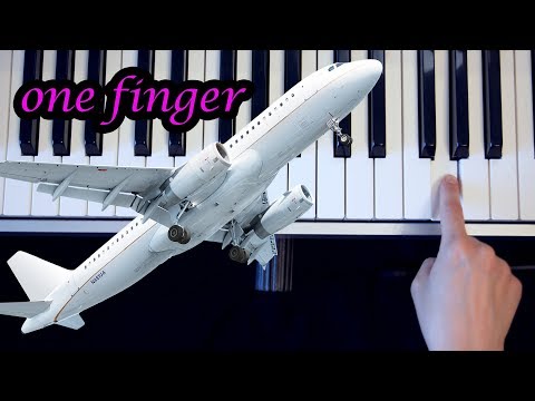 BTS - Airplane pt.2 (One finger piano tutorial)