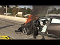 Horrific fatal sr94 fiery crash