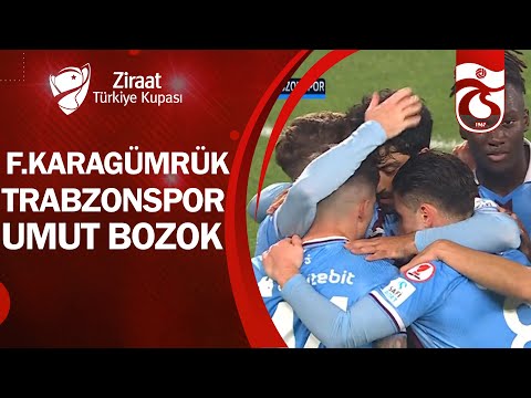 GOL Umut Bozok (P) Fatih Karagümrük 0-3 Trabzonspor Ziraat Türkiye Kupası Yarı Final Rövanş Maçı