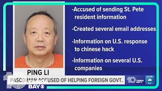 Pasco man indicted for acting as an agent with the Chinese government