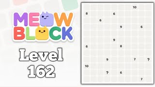 Meowblock Level 162 walkthrough solution