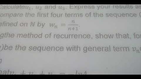 Paper 2 of mathematic in first year competitive entrance in polytech of Yaoundé 1 session 2023.