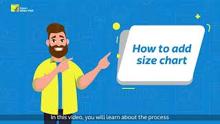 Learn the process of How to add a size chart to your listing | Sell on Flipkart