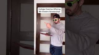 8th Graders After College Coaches Offer them SCHOLARSHIPS #shorts