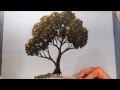 How to paint a tree in acrylics