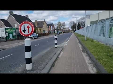 By e-bike from Goirle to Tilburg The Netherlands