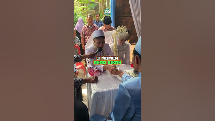 Ini adalah 3 momen akad nikah paling lucu