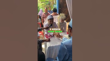 Ini adalah 3 momen akad nikah paling lucu