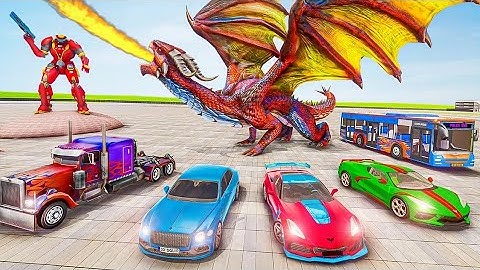 Dragon Robot Car Game – Police Truck Robot Game _ android gameplay