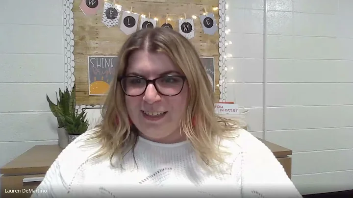 First Grade Virtual Teacher, Lauren DeMartino, Wel...