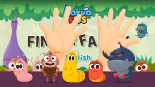 Finger Larva Family for Kids | Funny Songs For Baby & Nursery Rhymes by Larva World TV