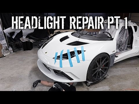 Budget Lotus Evora Pt 33 – Headlight Repair Pt 1