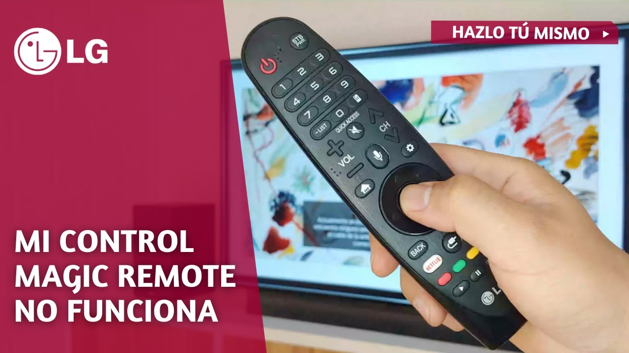inundar hecho Civil HAZLO TÚ MISMO: ¿Qué hago si mi control Magic Remote no funciona? | LG -  YouTube