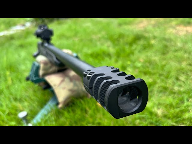 GRIZZLY GUNWORKSのマズルブレーキをSavage212に取付けてリコイルが