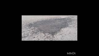 Вот сегодня у нас,провели ямочный ремонт дорог...!!!