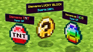 PASO MINECRAFT pero HAY DIAMANTES PERSONALIZADOS (Muy OP)  INVICTOR RETO HARDCORE