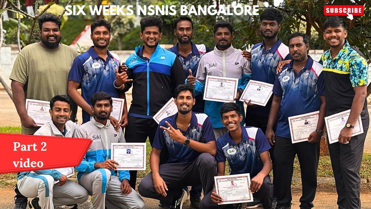 SAI NSNIS SIX WEEKS COURSE  BANGALORE PART 2 VIDEO 