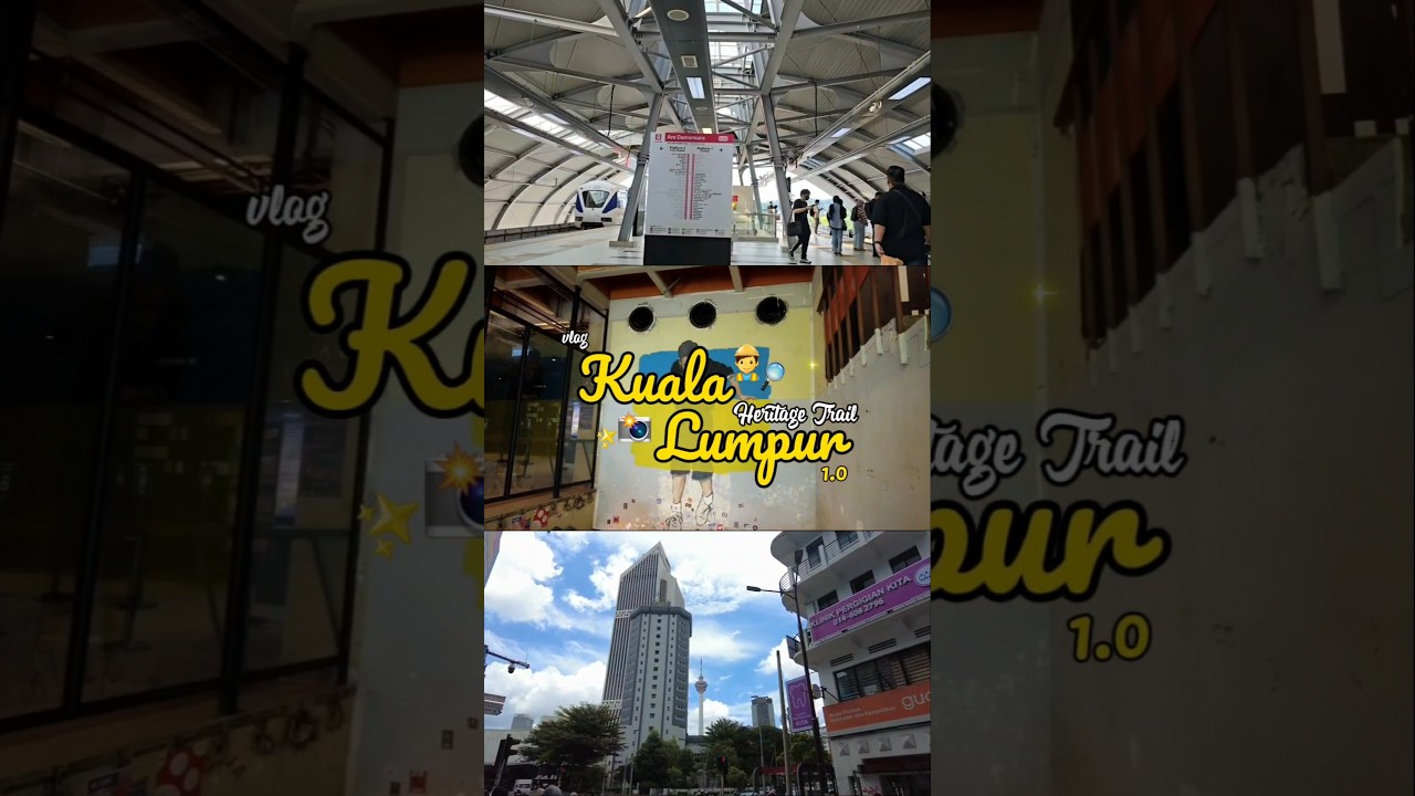 Heritage Trail vlog; KL 🏛📸🇲🇾 in archi pov 👀. 