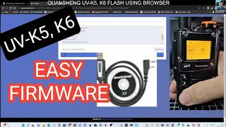 uv-k5,k6 update firmware using browser