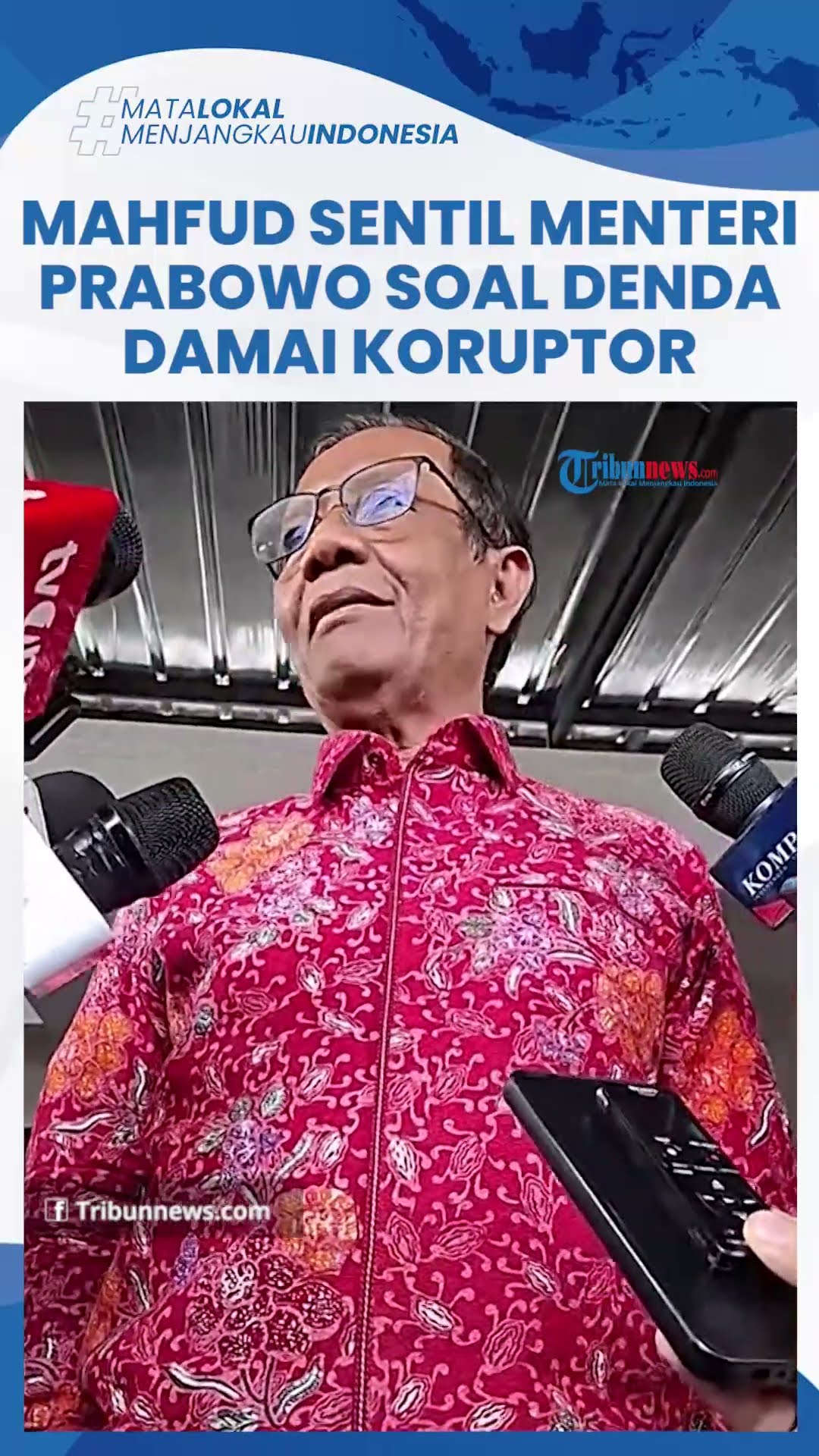 Mahfud MD Sentil Menteri Hukum Prabowo: Salah Kaprah! Mana Ada Korupsi Diselesaikan Secara Damai