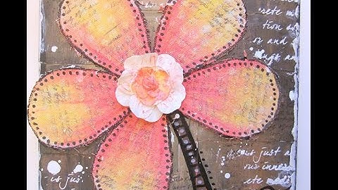 Canvas Flower Tutorial with Gelatos