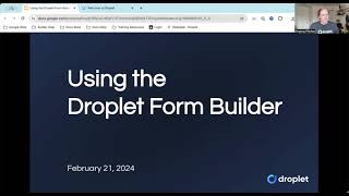 Form Builder - How to Use The Droplet Form Builder