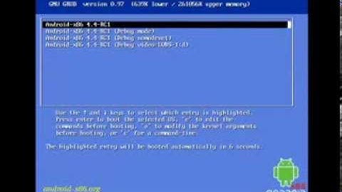 Android-x86 4.4 RC1 on VirtualBox