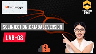 SQL injection attack, querying the database type and version on MySQL and Microsoft | Portswigger