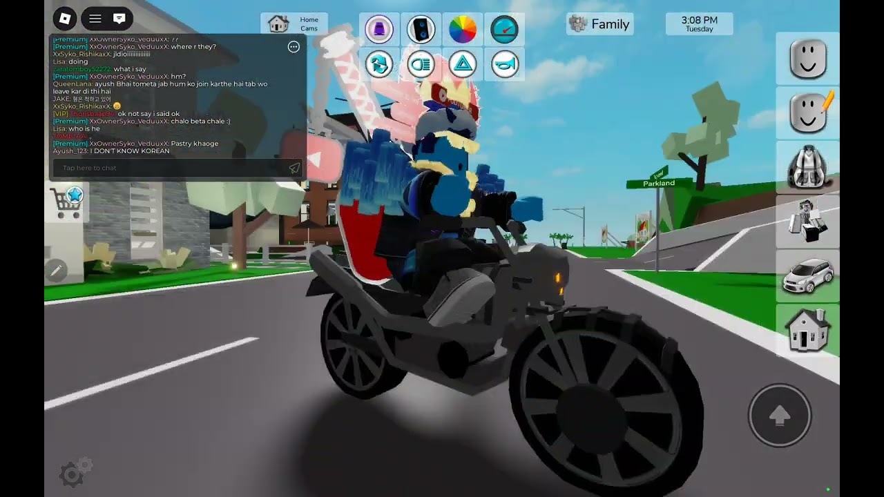 Playing brookhaven with one of my friends!(atp you can call him my bestfriend)