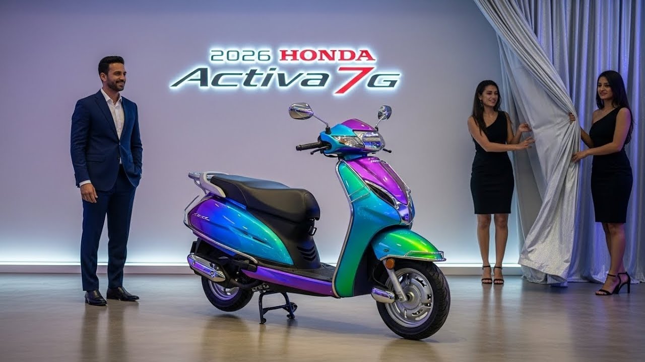 2026 Honda Activa 7G – New Design, Smart Features & Mileage Shock! 🔥
