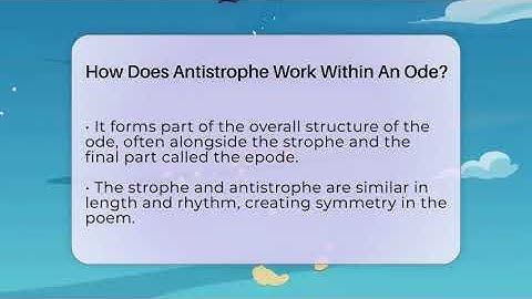 How Does Antistrophe Work Within An Ode? - The Prose Path