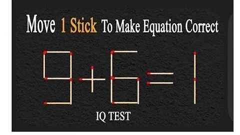 Title: IQ TEST: Can you solve this equation?