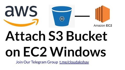 Attach S3 Bucket on EC2 Windows | #s3 #ec2 #aws #s3bucket