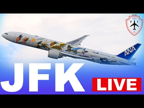 JFK Plane Spotting Live | Airport Action from New York | A380, B747, B777, A350