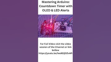 Mastering+Arduino_+Countdown+Timer+with+OLED+&+LED+Alerts #arduino