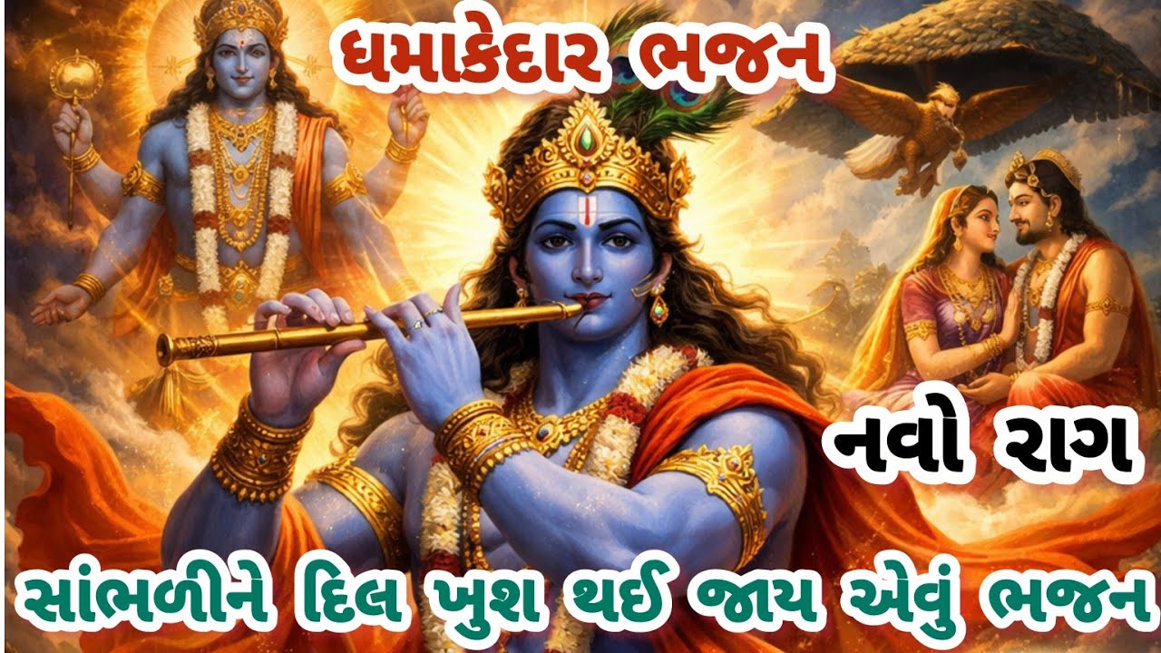 આવું ખાટું મીઠું ભજન સાંભળીને દિલ ખુશ થઈ જશે😊gujarati bhajan🌷krishna bhajan#bhajan#viral#viralvideo